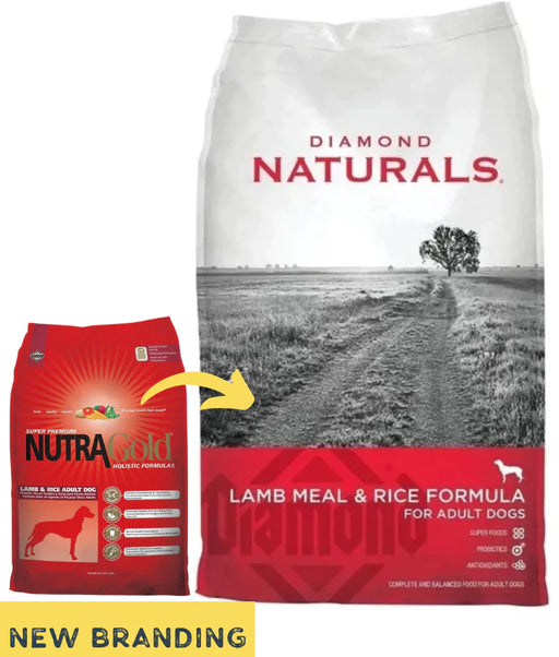 Diamond Naturals Lamb & Rice Adult Dry Dog Food (2kg & 15kg)