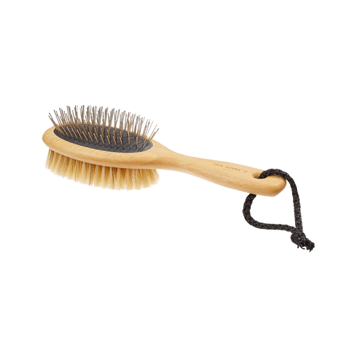 Lila Loves It Double-Sided Dog Brush