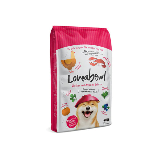 Loveabowl Chicken with Atlantic Lobster Dog Dry Food 10kg