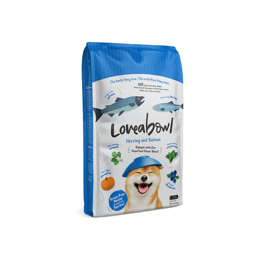 Loveabowl Herring and Salmon Dog Dry Food 10kg
