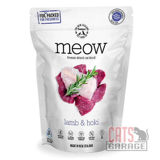 MEOW Freeze Dried Raw Lamb & Hoki Grain-Free 50g X4