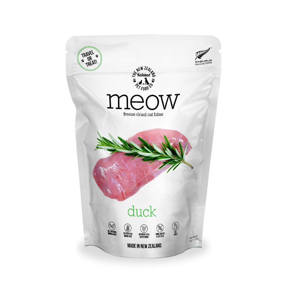 MEOW Freeze Dried Raw Duck Grain-Free 50g X4