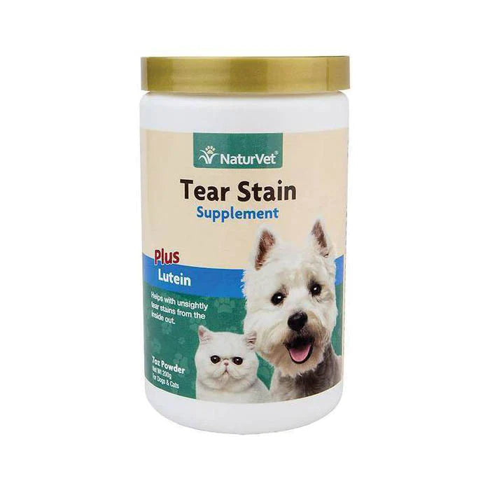 NaturVet Tear Stain Supplement Plus Lutein Powder 200g