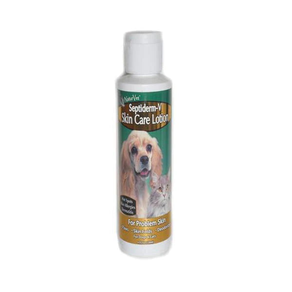NaturVet Septiderm-V Skin Care Lotion For Problem Skin 4oz