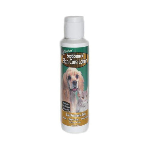 NaturVet Septiderm-V Skin Care Lotion For Problem Skin 4oz