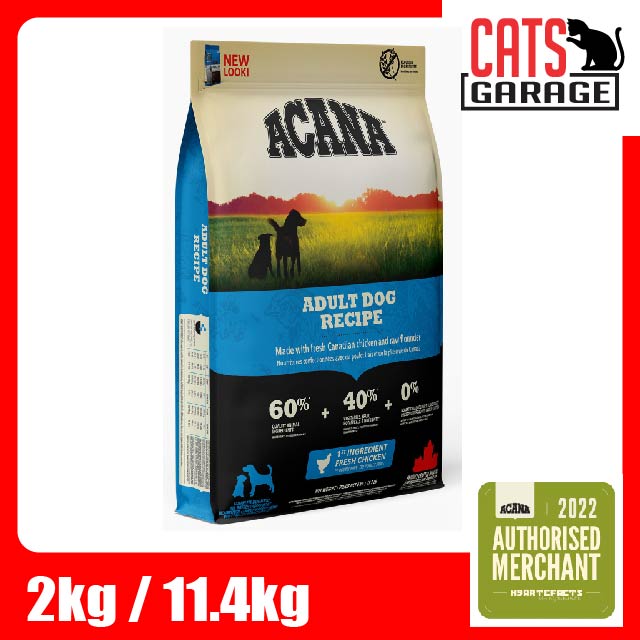 ACANA Adult Dry Dog Food 2kg / 11.4kg | Heritage Formula | High Protein Dog Kibble