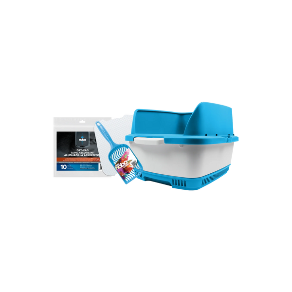 Cateco Odour Eliminating Litter Box Complete Kit (2 Colours)