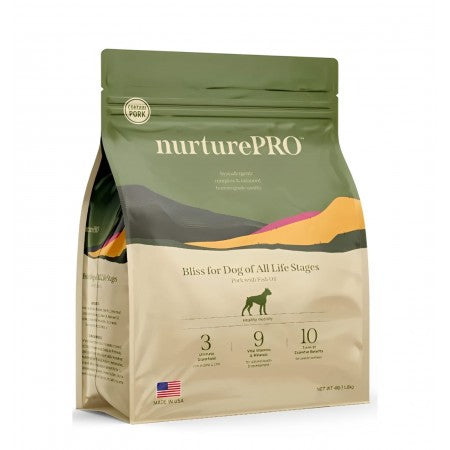 Nurture Pro Dog Food Original Pork with Fish Oil Bliss For All Life Stages (3 Sizes)