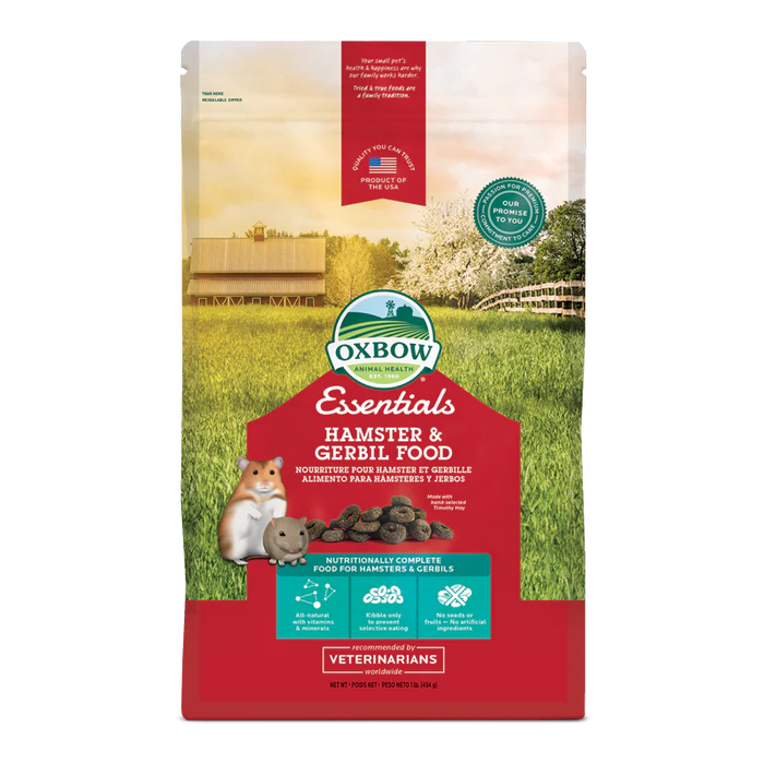 Oxbow Essentials Hamster & Gerbil Food 1lb