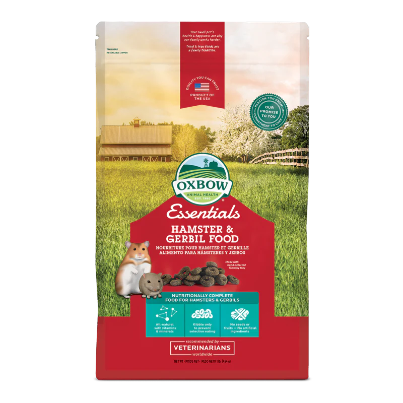 Oxbow Essentials Hamster & Gerbil Food 1lb