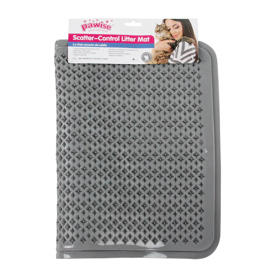 Pawise Scatter-Control Litter Mat Rectangle