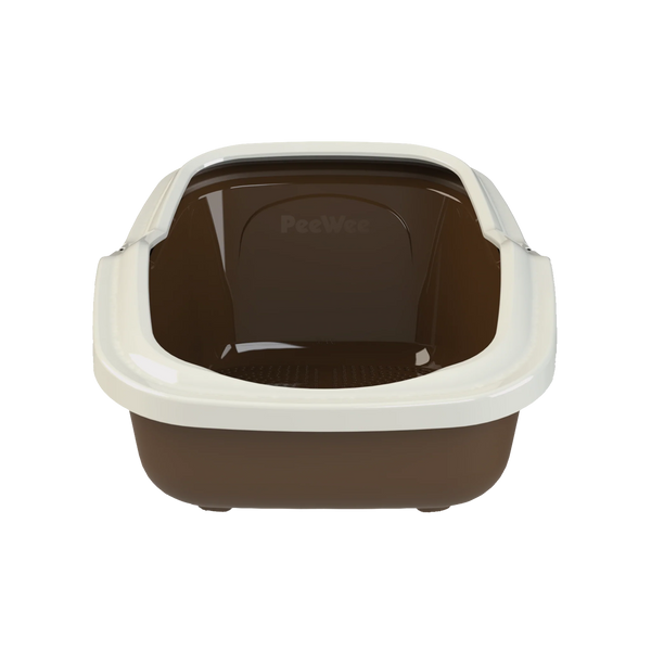 PeeWee EcoMinor Cat Litter Tray Brown