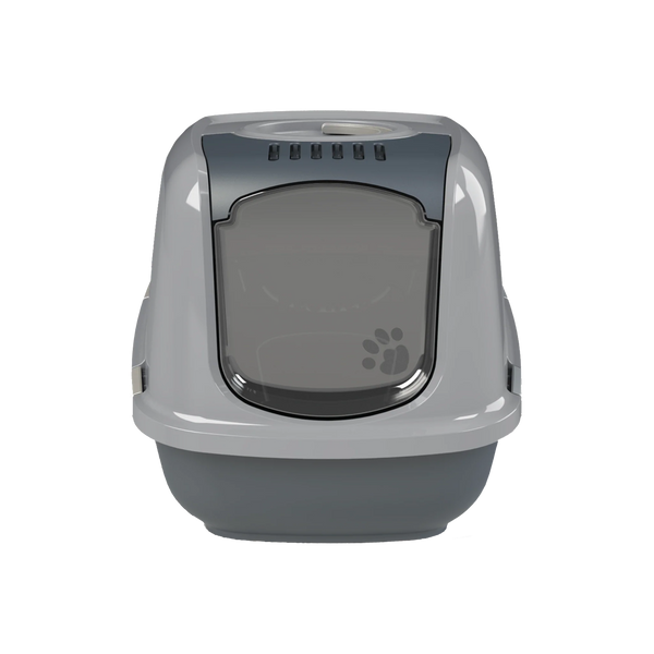 PeeWee EcoDome Cat Litter Tray Grey