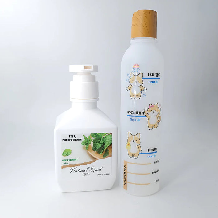 For Furry Friends Peppermint Natural Liquid Soap+ Shampoo for Dog