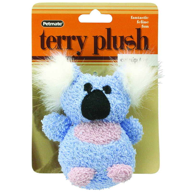 Petmate Terry Plush Catnip Toy Koala