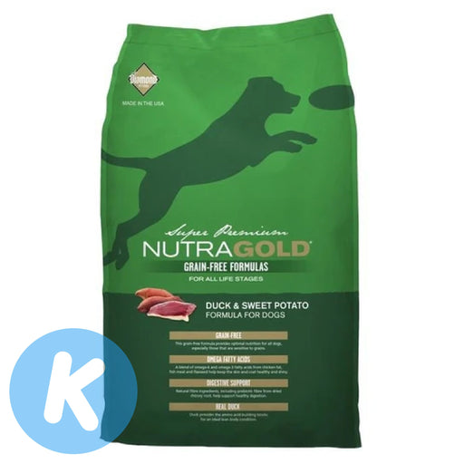 NutraGold - Grain Free Duck & Sweet Potato Dry Dog Food 2.25kg