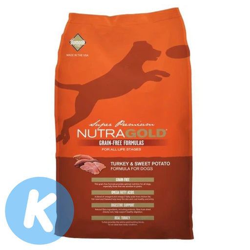 NutraGold - Grain Free Turkey & Sweet Potato Dry Dog Food 2.25kg