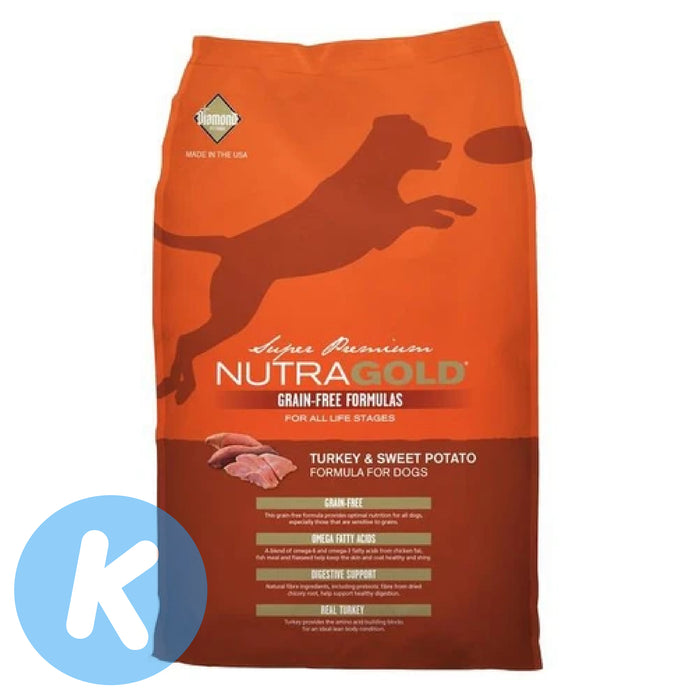 NutraGold - Grain Free Turkey & Sweet Potato Dry Dog Food 13kg