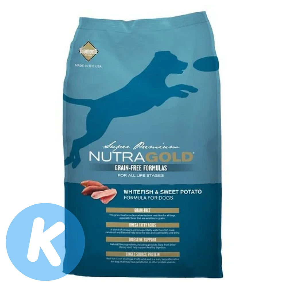 NutraGold - Grain Free Whitefish & Sweet Potato Dry Dog Food 2.25kg