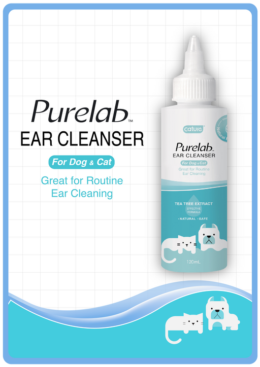 Cature® Ear Cleanser 120ml [Dog & Cat]