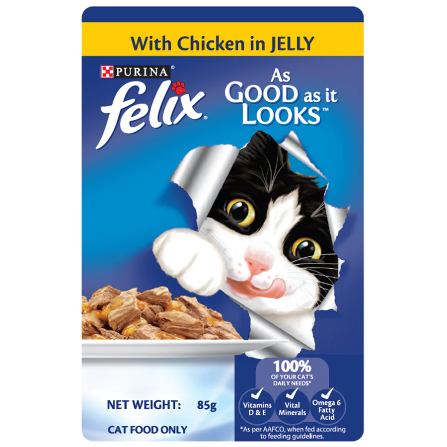 Purina Felix in Jelly 85g X24 (7 Type)