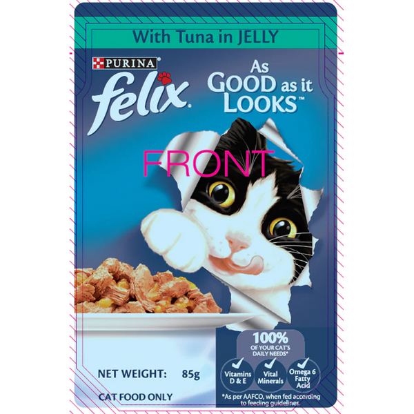 Purina Felix Adult Tuna in Jelly 85g X24