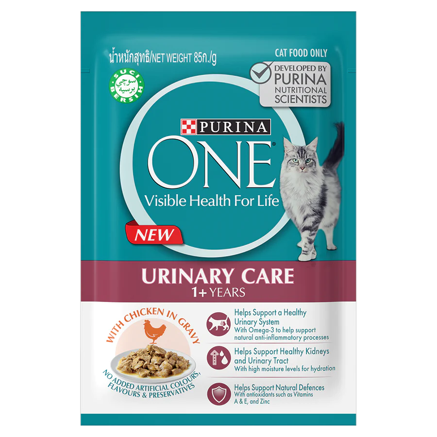 Purina One Cat Adult Urinary Care Chicken in Gravy Cat Wet Food 85g
