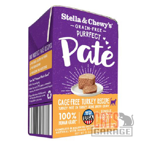 Stella & Chewy's - Grain Free Purrfect Pate / Cage-Free Turkey Recipe