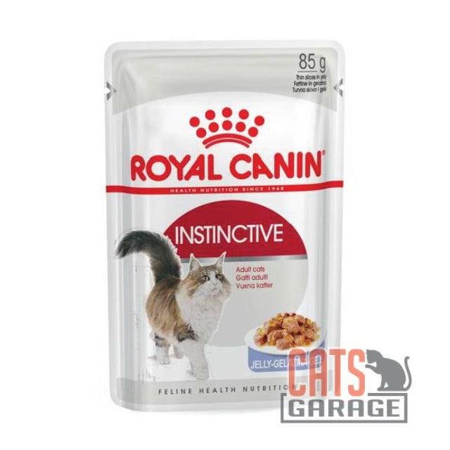 Royal Canin Feline Pouch Instinctive Adult Cat Wet Food in Jelly 85g X12