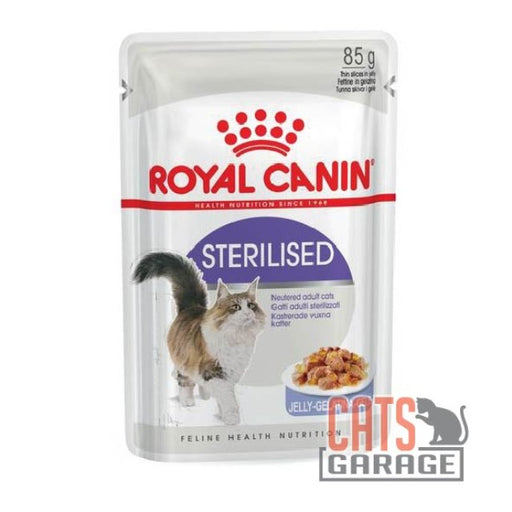 Royal Canin Feline Pouch Sterilised Cat Wet Food in Jelly 85g X12