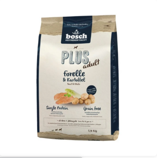Bosch High Premium Plus+ Trout & Potato Grain Free Dry Dog Food (3 Sizes)