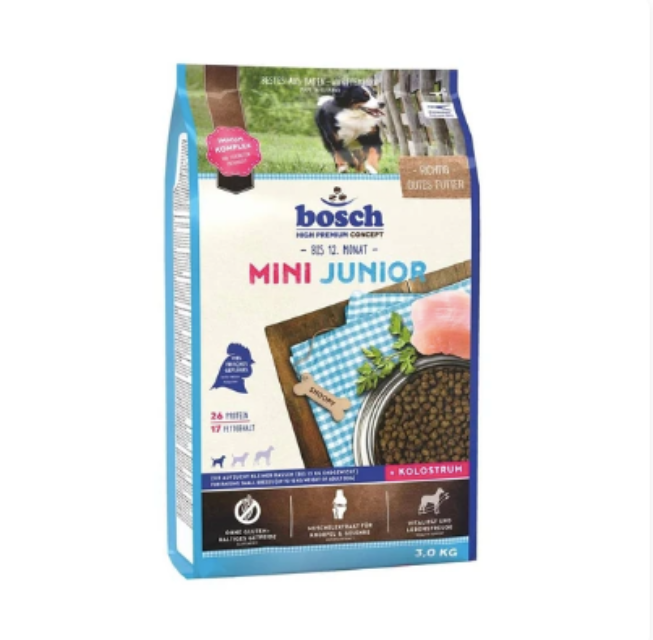 Bosch High Premium Mini Junior Dry Dog Food (3 Sizes)