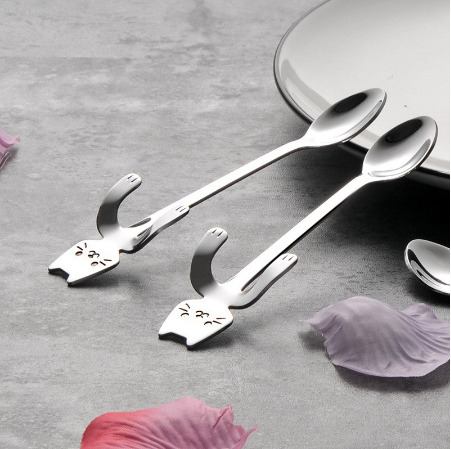 Stainless Steel Coffee/Tea Spoon Cat