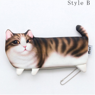 Cat Stationery Pencil Pen Cases - #B