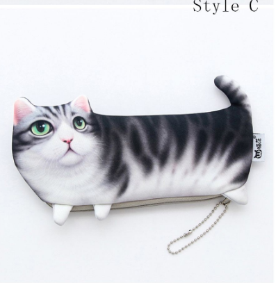 Cat Stationery Pencil Pen Cases - #C