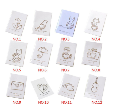 Paper Clip Metal Bookmarks