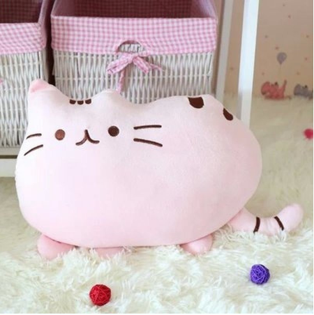 Soft Plush Stuffed Toy Cat - PINK