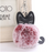 Cat Keychain Pompoms - RED