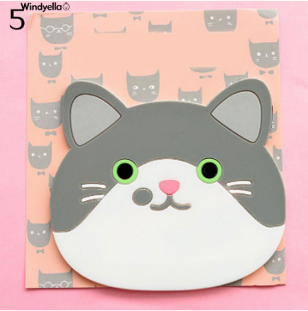 Cat Shaped Tea Silicon Coaster Pad - #5