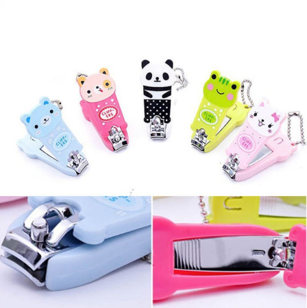 Cute Animal Nail Clippers Keychain