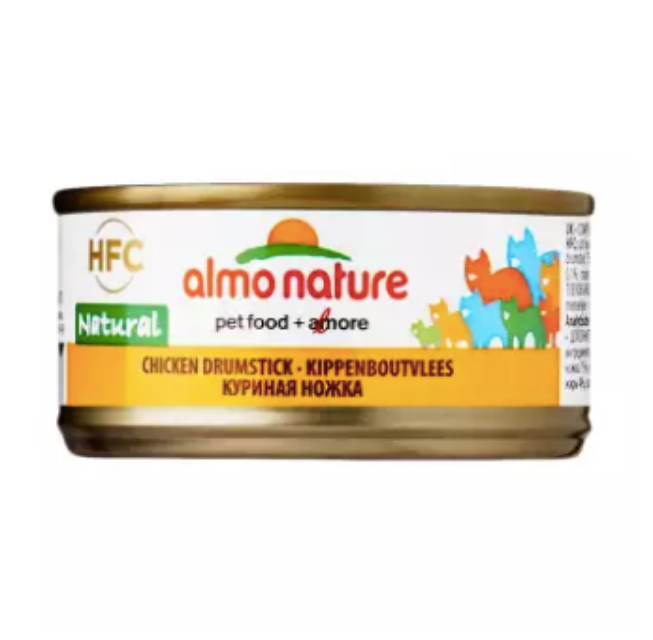 Almo Nature HFC Natural Chicken Drumstick Wet Food 70g X24