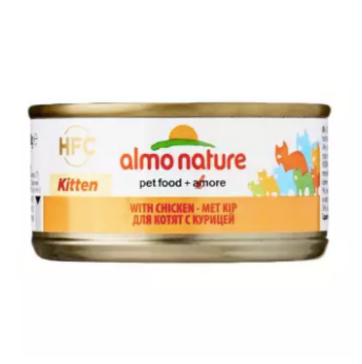 Almo Nature HFC Kitten With Chicken Wet Food 70g X24