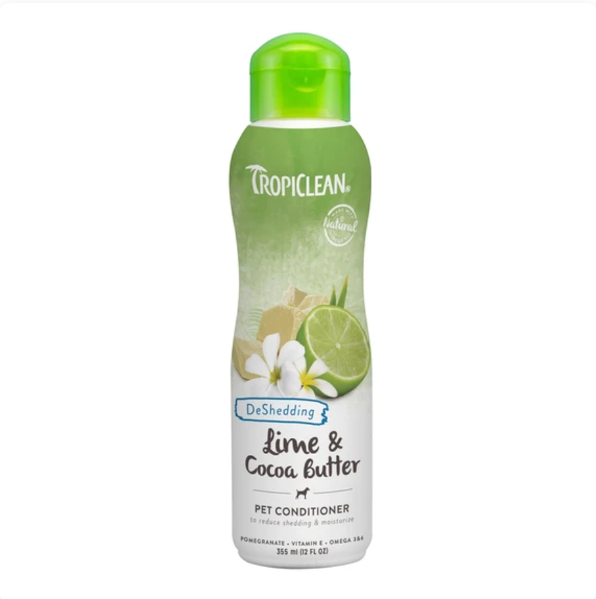 Tropiclean® Conditioner - Lime & Cocoa Butter (Deshedding) 12oz