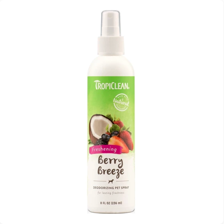 Tropiclean® Pet Spray - Berry Breeze Deodorizing 8oz
