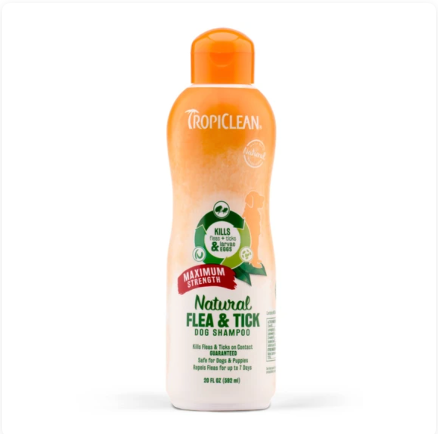 Tropiclean® Flea & Tick - Natural Shampoo [Maximum Strength] (2 Sizes)