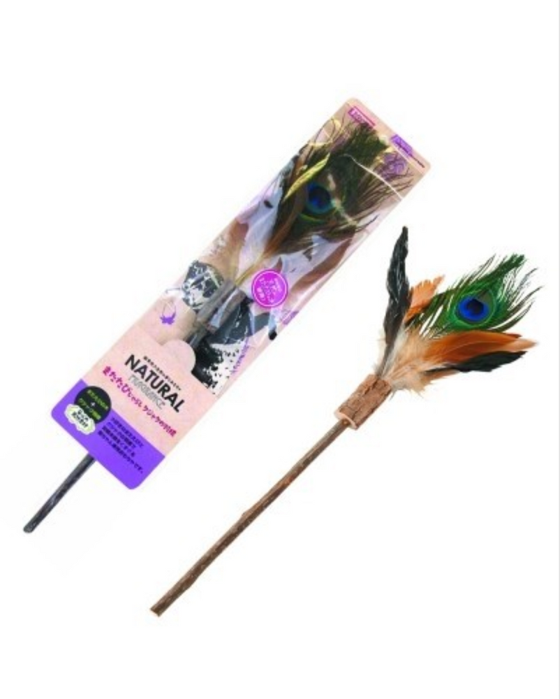 Marukan Catnip Teaser Peacock Feather
