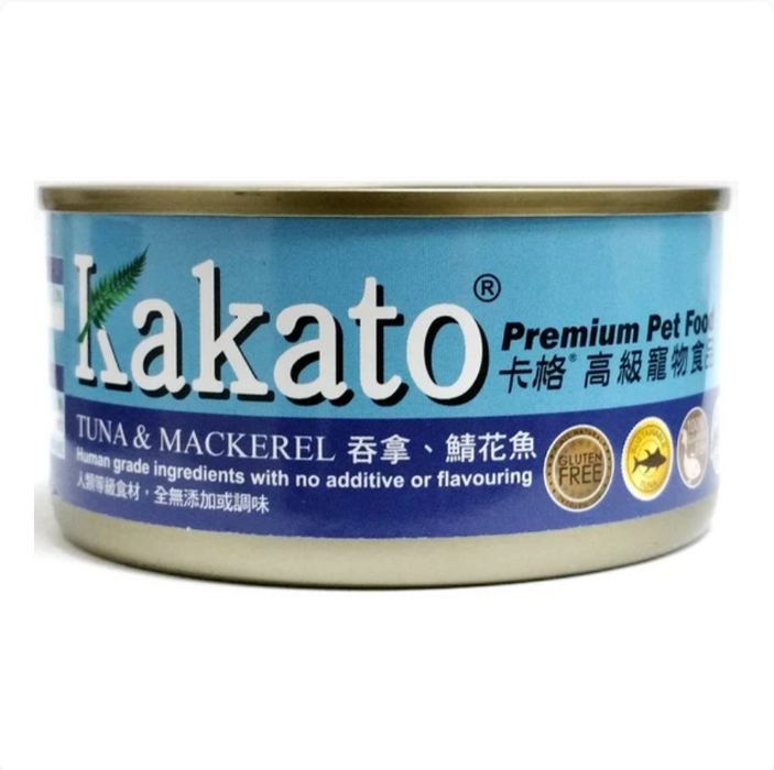Kakato Tuna & Mackerel Cat & Dog Wet Food (2 Sizes)