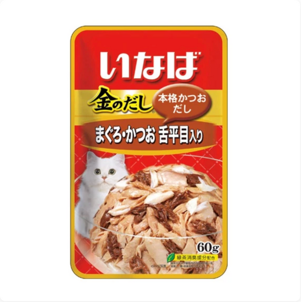 CIAO Golden Stock Tuna With Solefish 60g x 12 Pouch