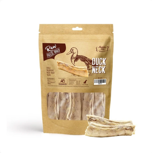 Absolute Bites - Raw Duck Neck Freeze Dried Treats 80g