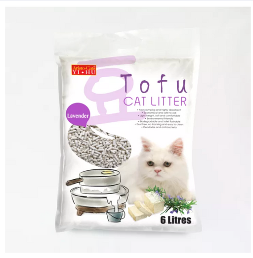 Aristo Cats Tofu LAVENDER Cat Litter 6L X6